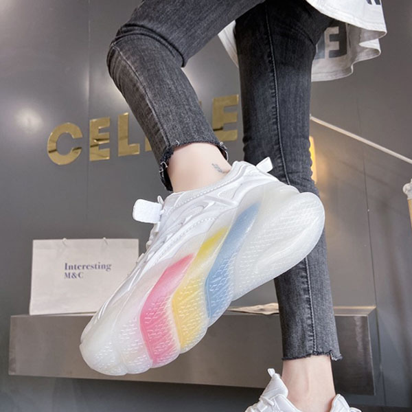 Rainbow Gel Sole Sneakers