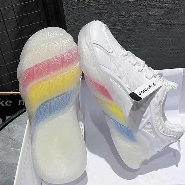 Rainbow Gel Sole Sneakers